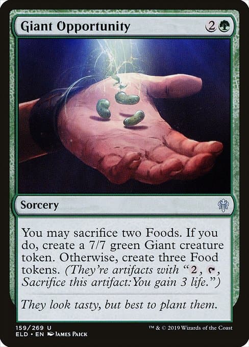Giant Opportunity 2019 Magic: The Gathering Throne of Eldraine