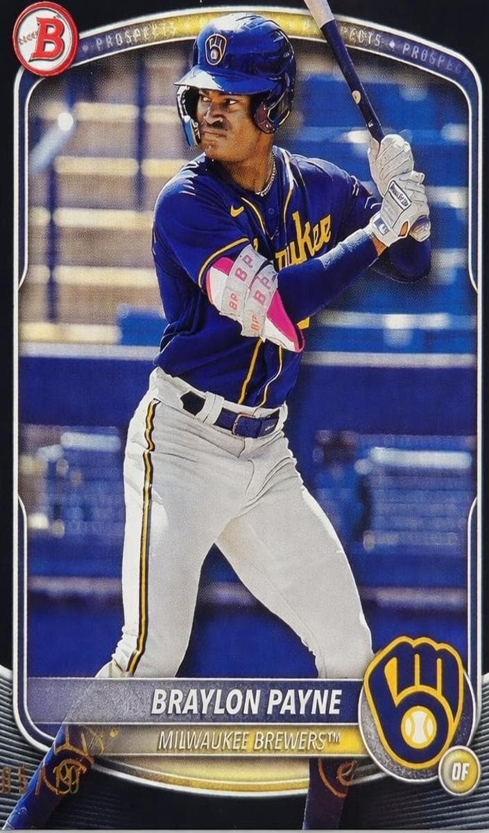 Braylon Payne 2025 bowman Bowman