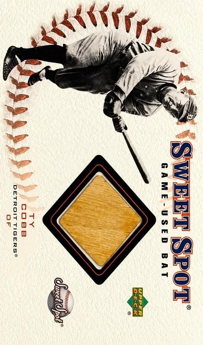 Ty Cobb 2001 upper-deck Upper Deck Sweet Spot