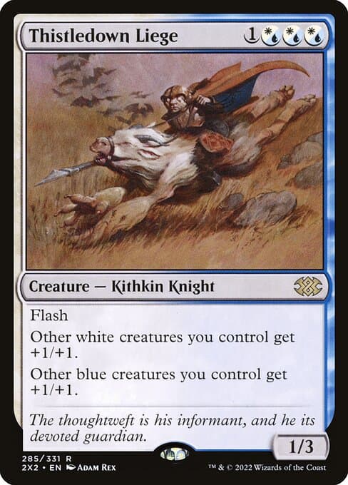 Thistledown Liege 2022 Magic: The Gathering Double Masters 2022