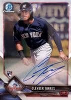 Gleyber Torres 2018 bowman Bowman Chrome