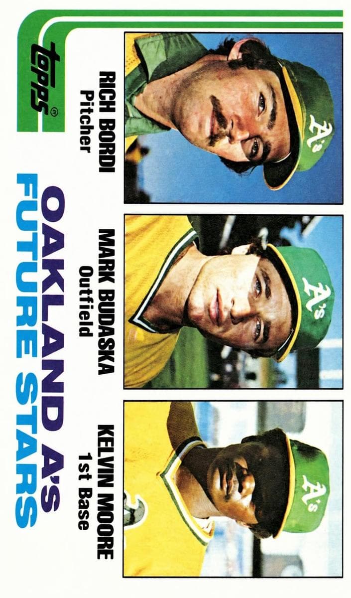 A's Future Stars (Rich Bordi / Mark Budaska / Kelvin Moore) #531