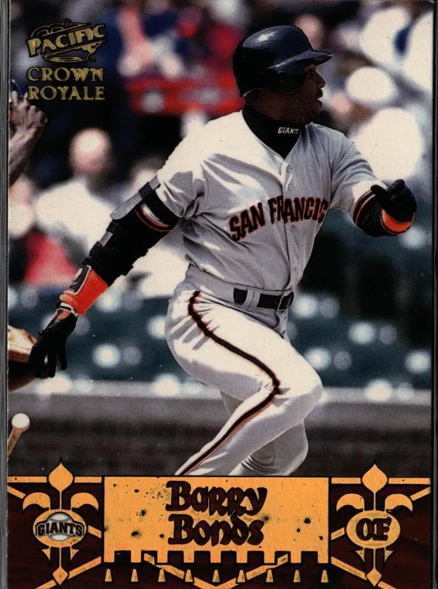Barry Bonds 1998 unknown Pacific Crown Royale