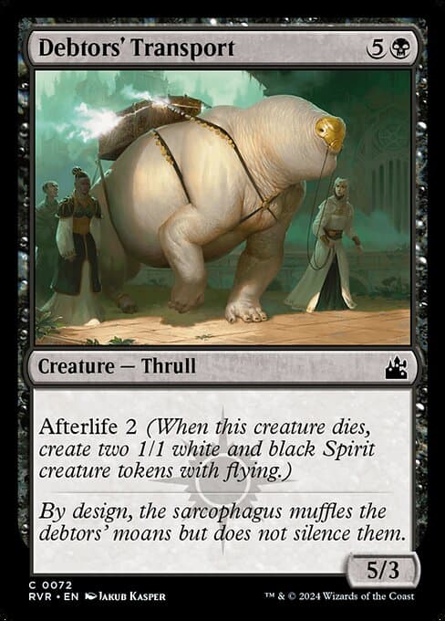 Debtors' Transport 2024 Magic: The Gathering Ravnica Remastered