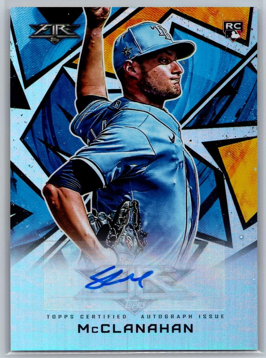 Shane McClanahan 2021 topps Topps Fire