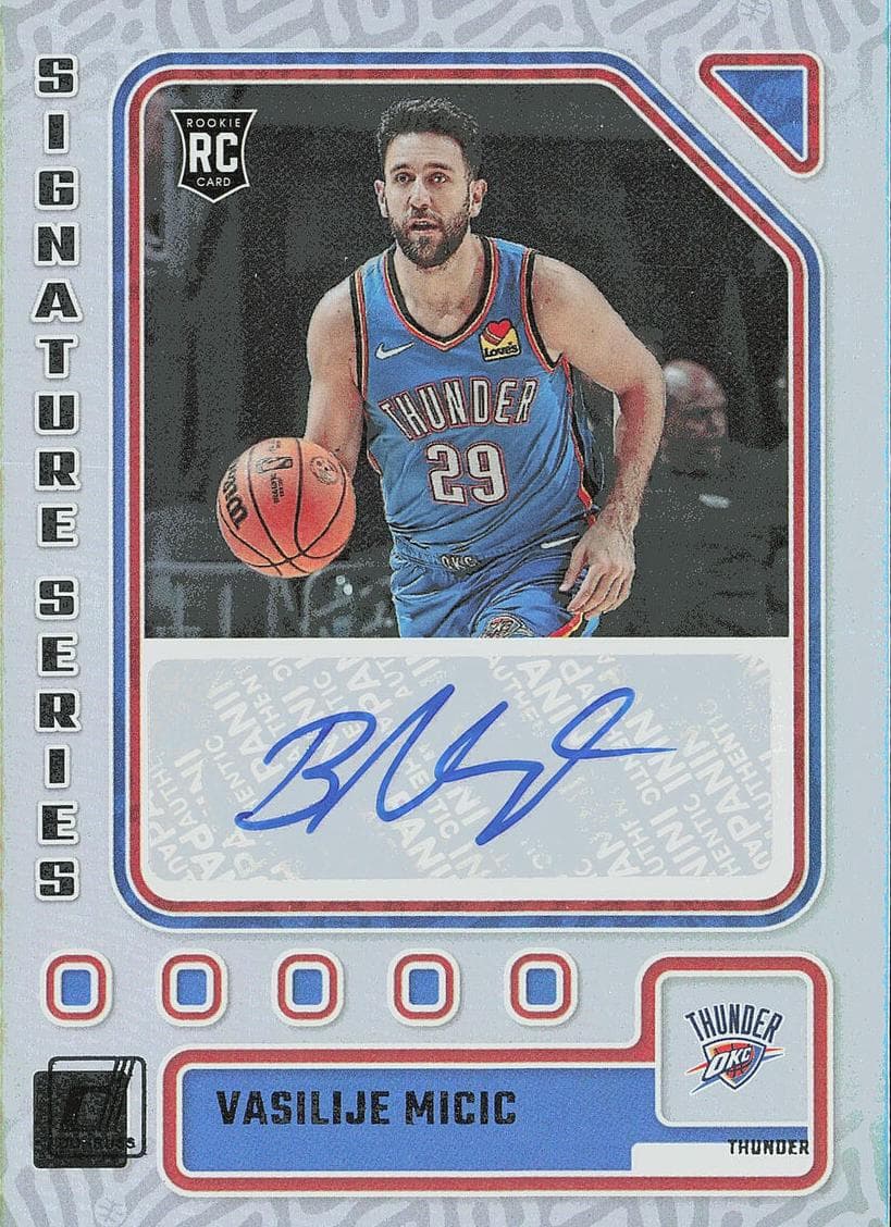 Vasilije Micic 2023 panini Donruss