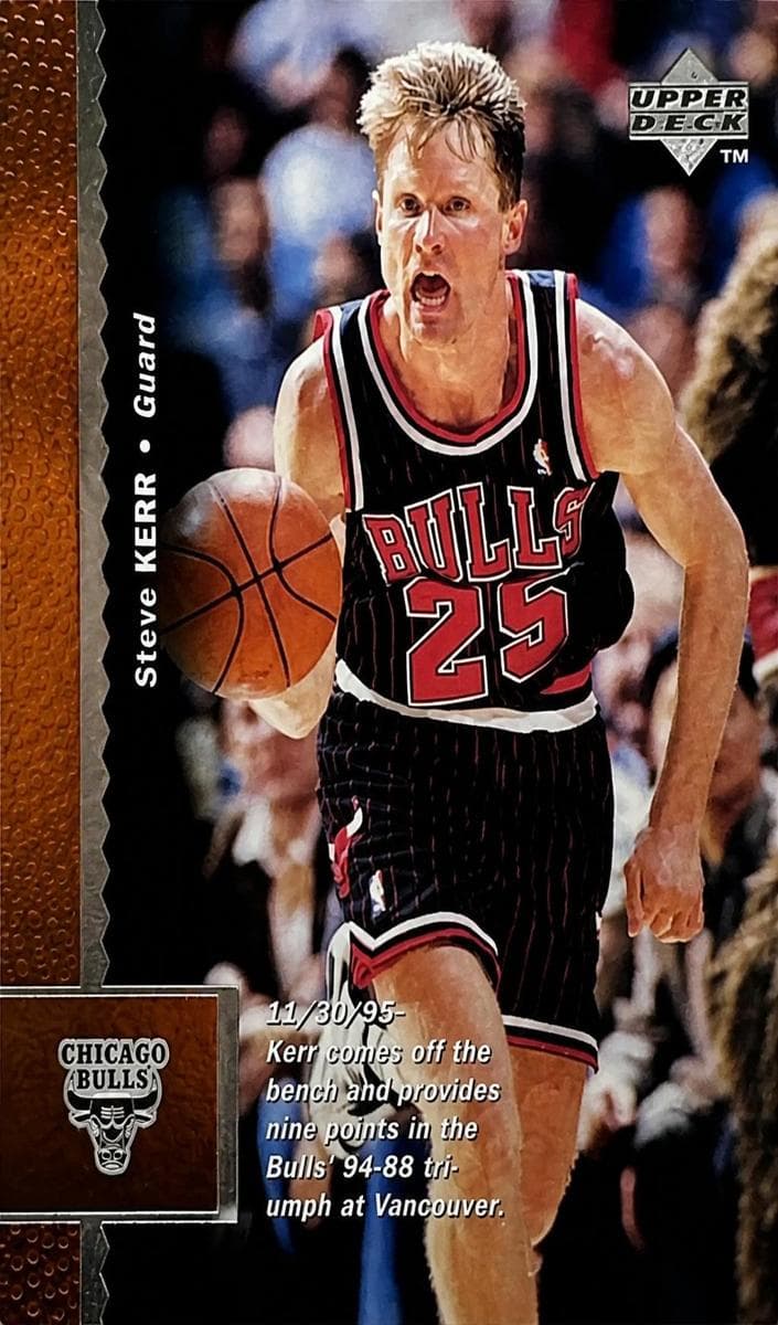 Steve Kerr 1996 upper-deck Upper Deck