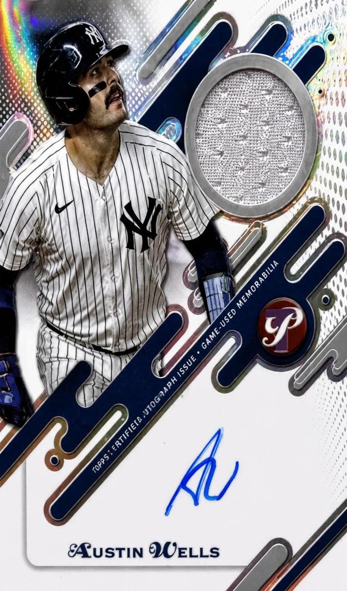 Austin Wells 2025 topps Topps Pristine