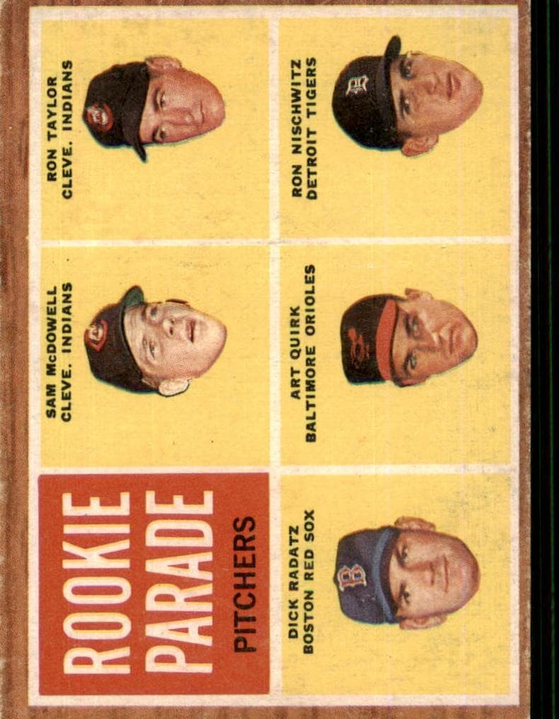 Rookie Parade Pitchers (Jack Lamabe / Craig Anderson / Bob Veale / Bob Moorhead / Jack Hamilton) #593