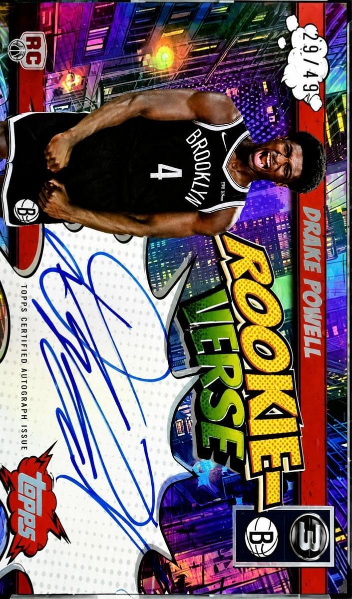 Drake Powell 2025 topps Topps 3