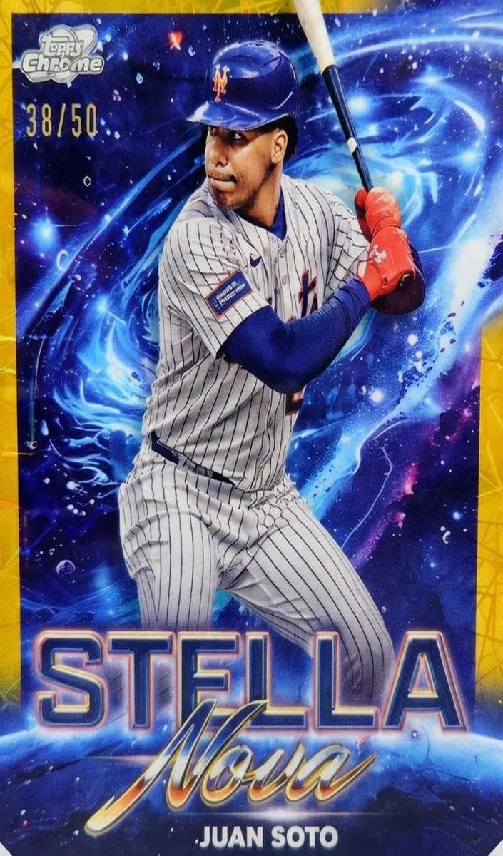 Juan Soto 2025 topps Topps Cosmic Chrome