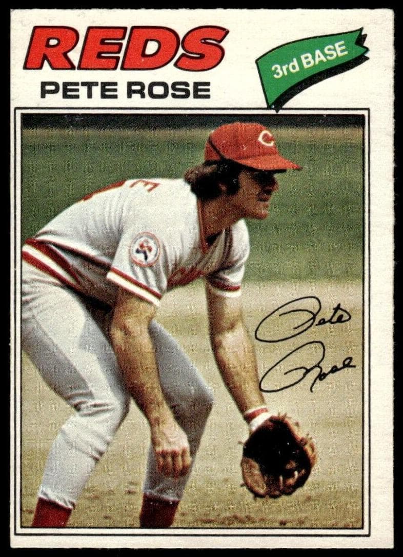 Pete Rose 1977 topps O-Pee-Chee