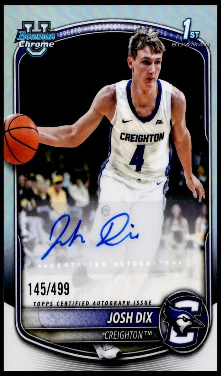 Josh Dix trading card