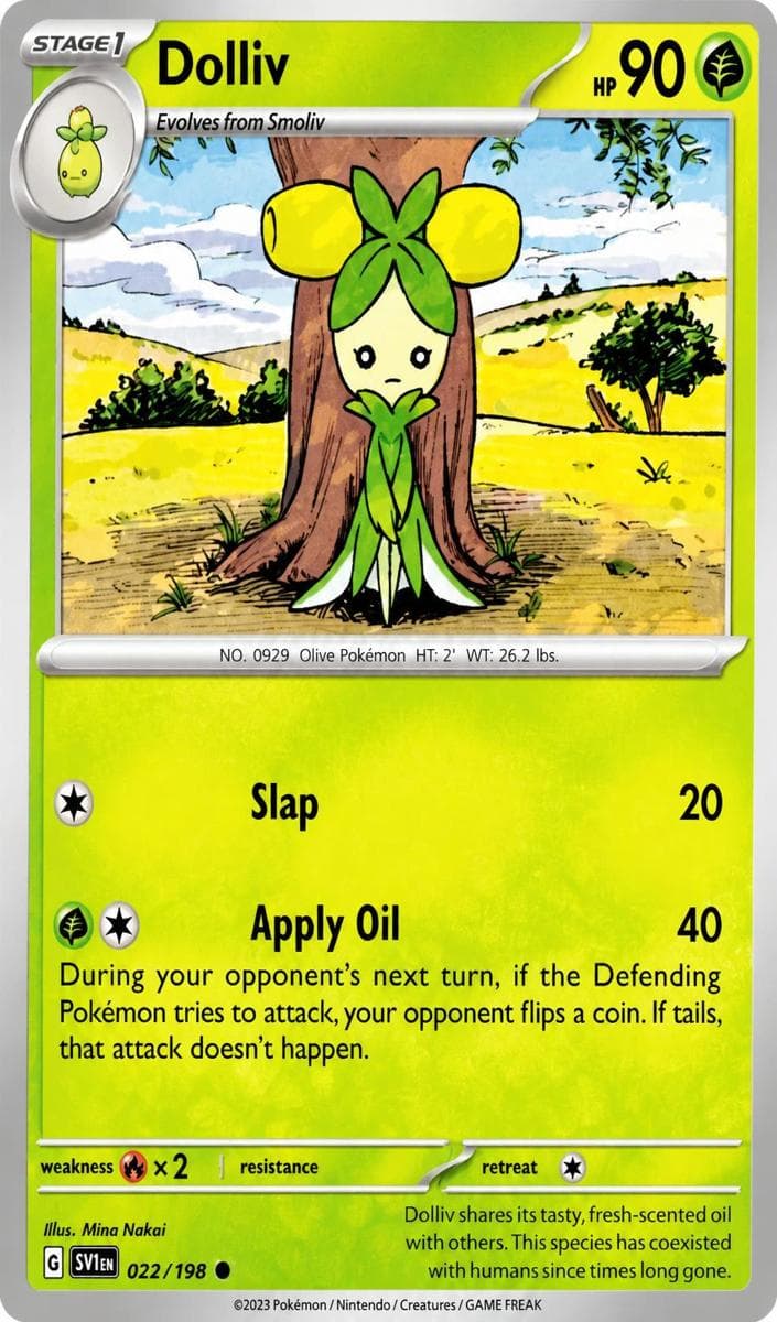 Dolliv trading card