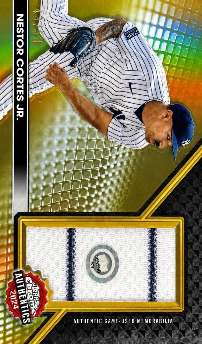 Nestor Cortes Jr. 2024 topps Topps Chrome