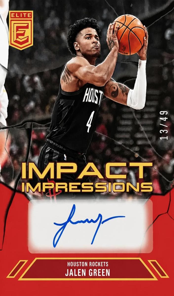 Jalen Green 2023 panini Donruss Elite