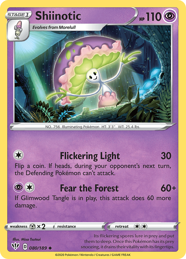 Shiinotic 2020 Pokemon Japanese Explosive Walker