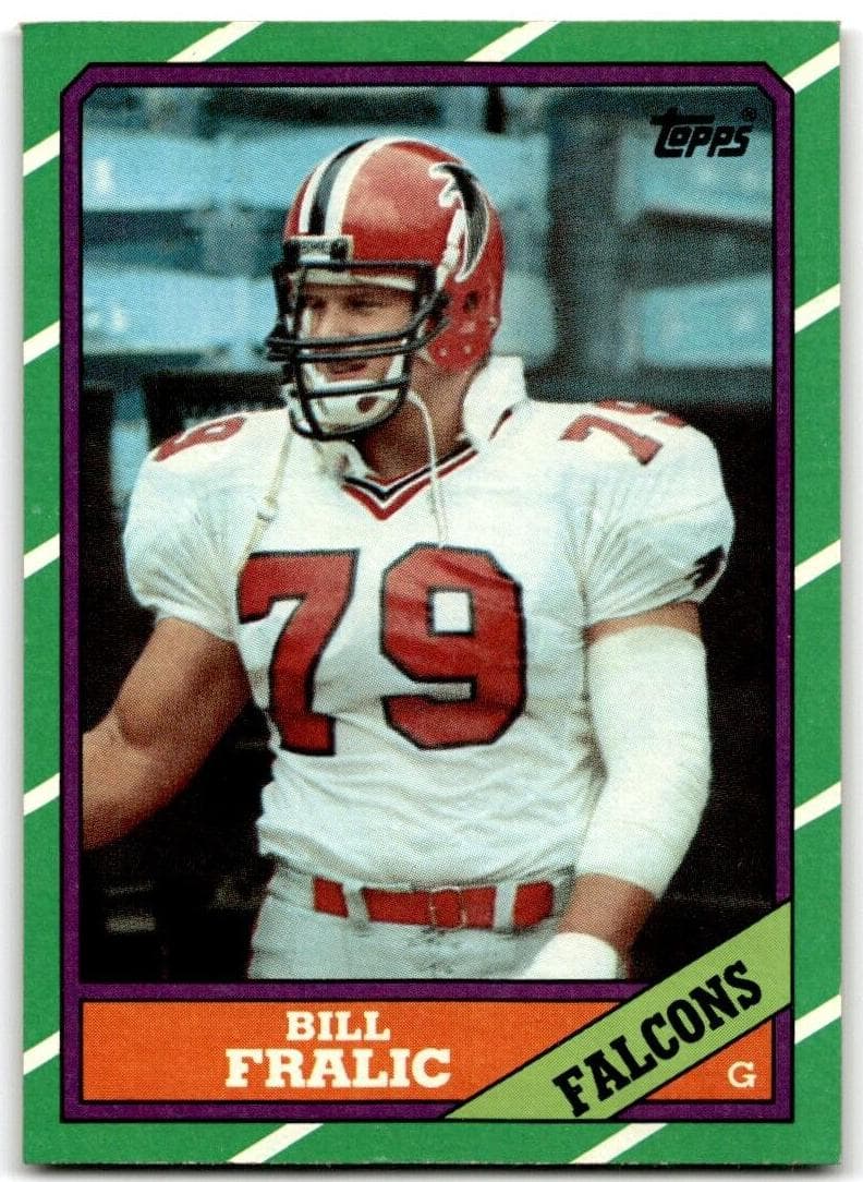 Bill Fralic 1986 topps Topps