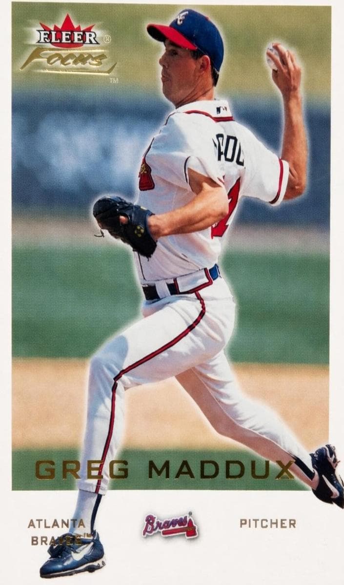 Greg Maddux 2001 fleer Fleer Focus