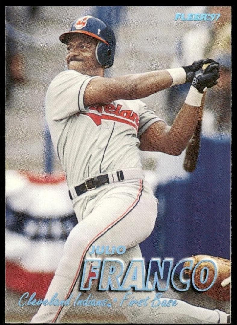 Julio Franco 1997 fleer Fleer