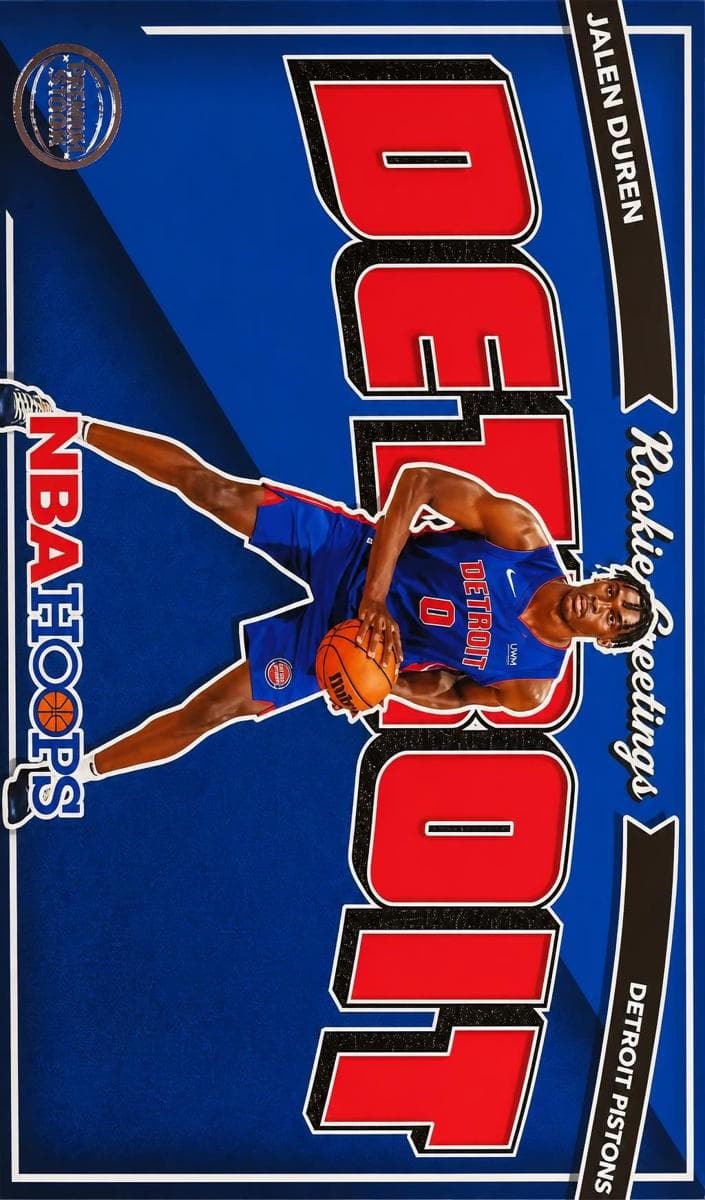 Jalen Duren 2022 panini Panini Contenders Optic