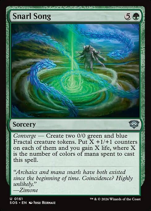 Snarl Song 2026 Magic: The Gathering Secrets of Strixhaven