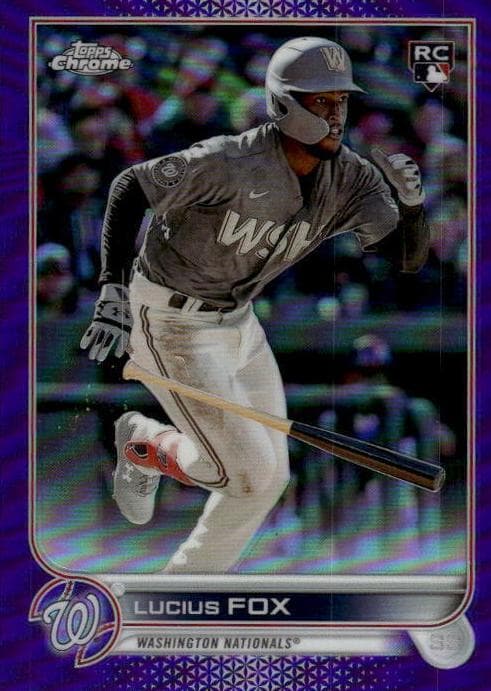 Lucius Fox 2022 topps Topps Chrome Update