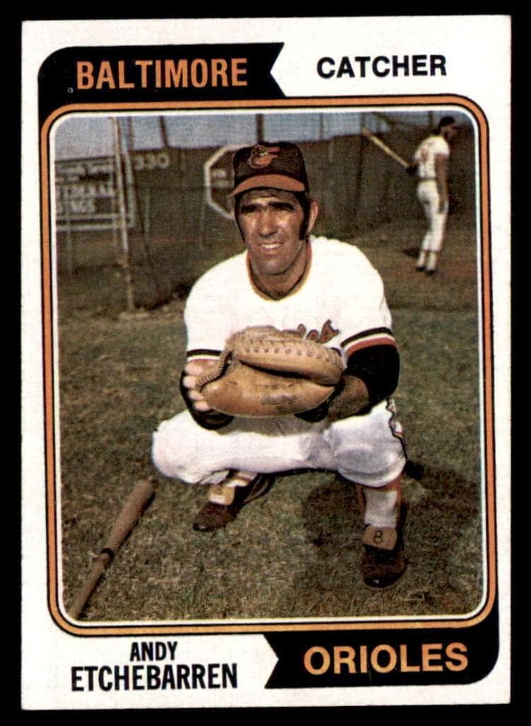 Andy Etchebarren 1974 topps Topps