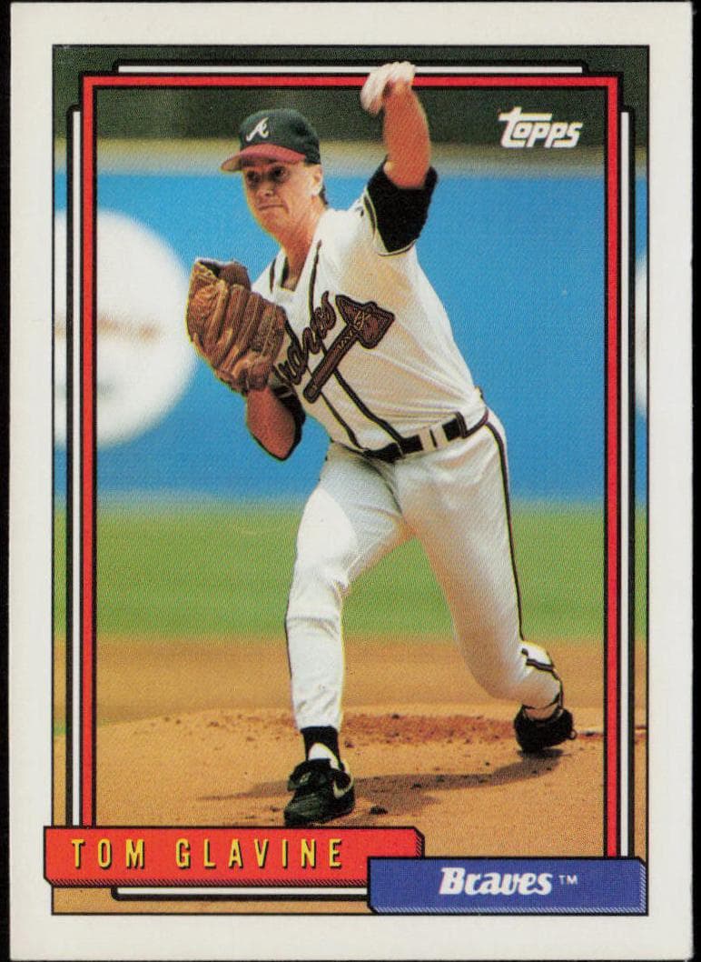 Tom Glavine 1992 topps Topps