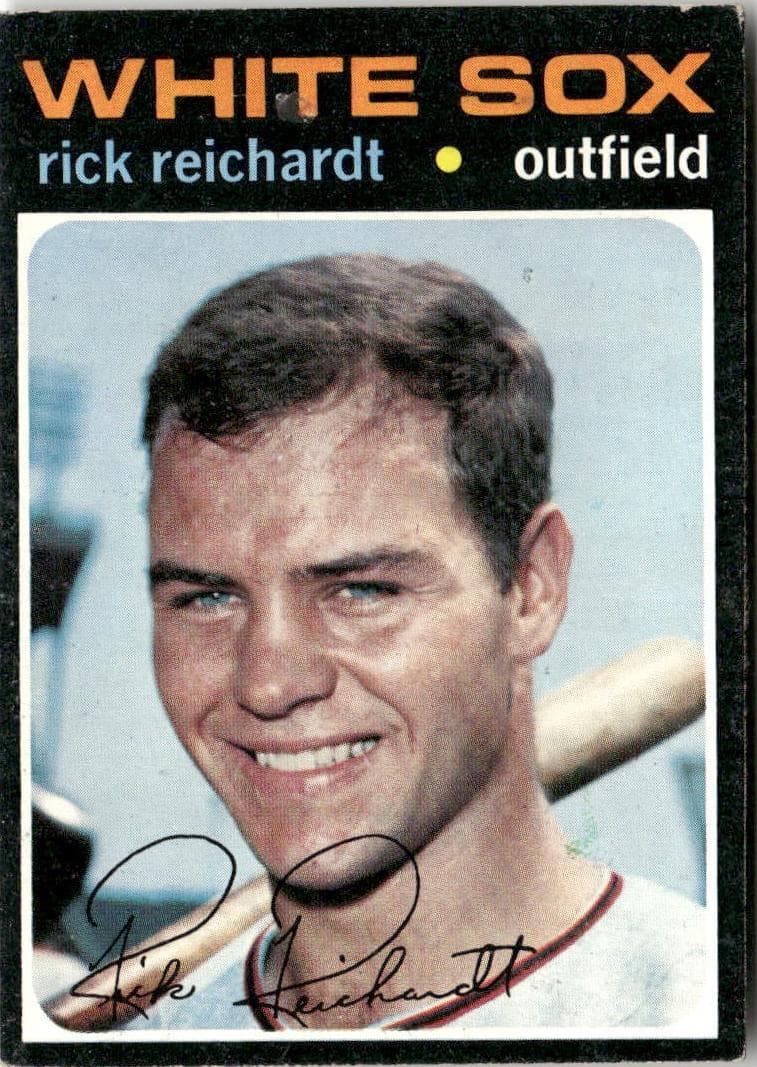 Rick Reichardt 1971 topps Topps