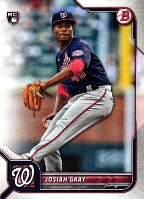 Josiah Gray 2022 bowman Bowman