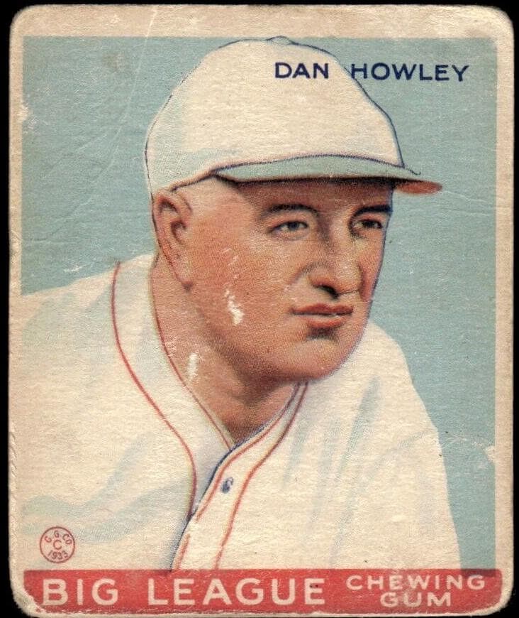 Dan Howley 1933 unknown Goudey