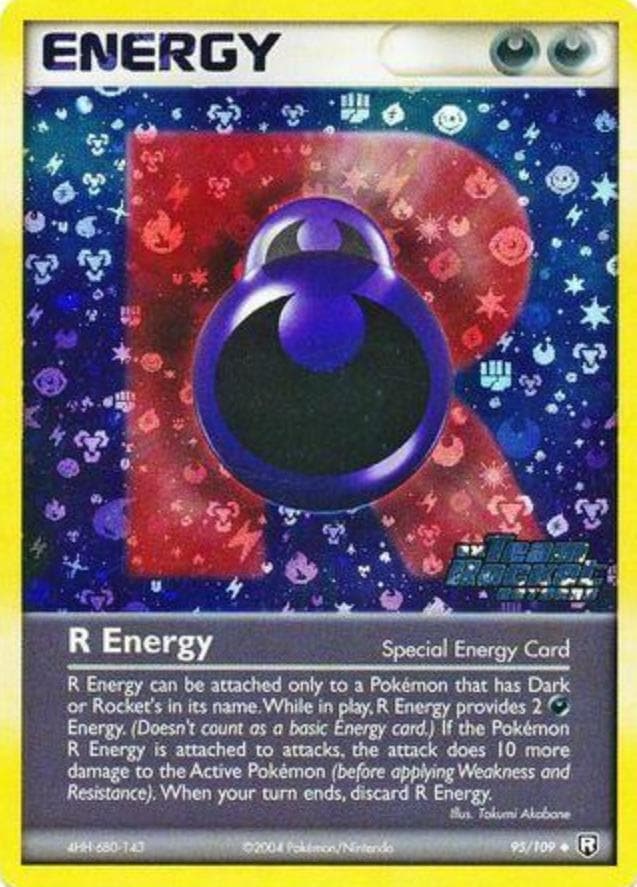 R Energy trading card