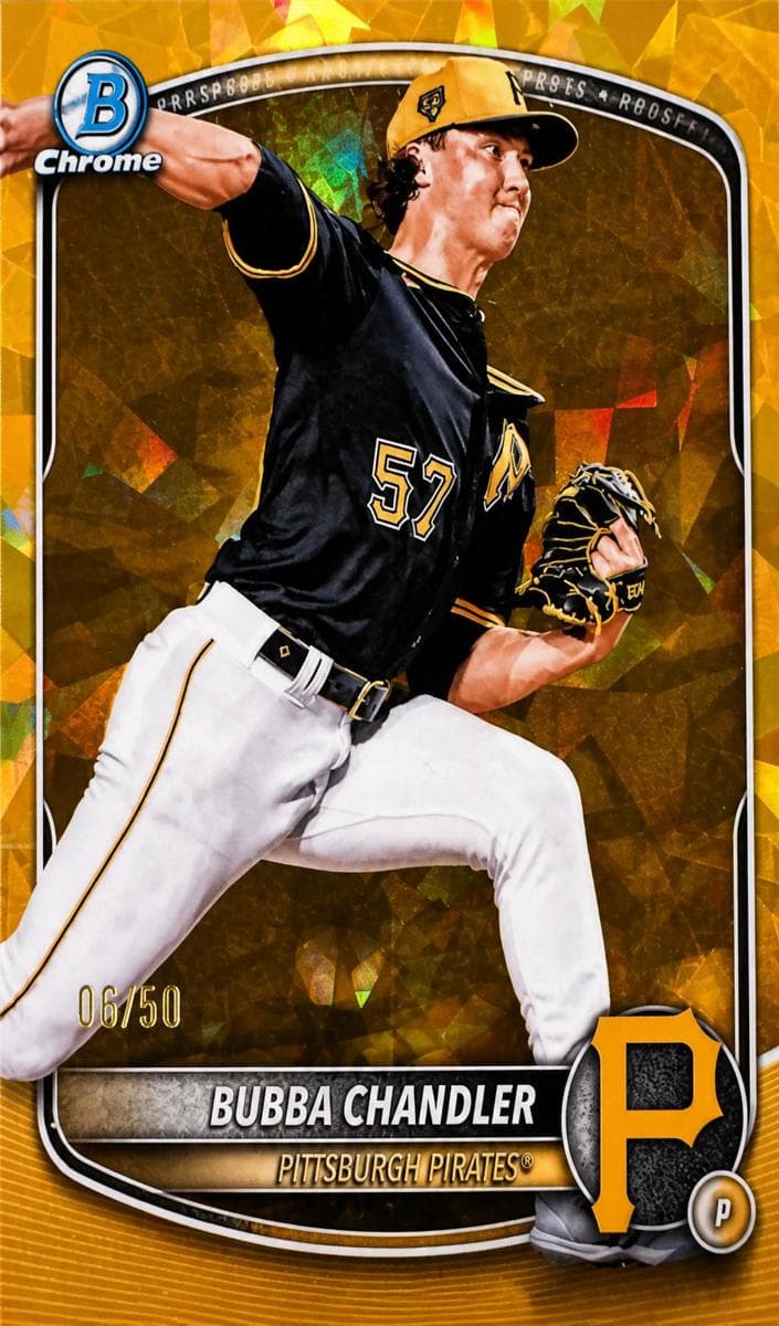 Bubba Chandler 2025 bowman Bowman Chrome Sapphire Edition