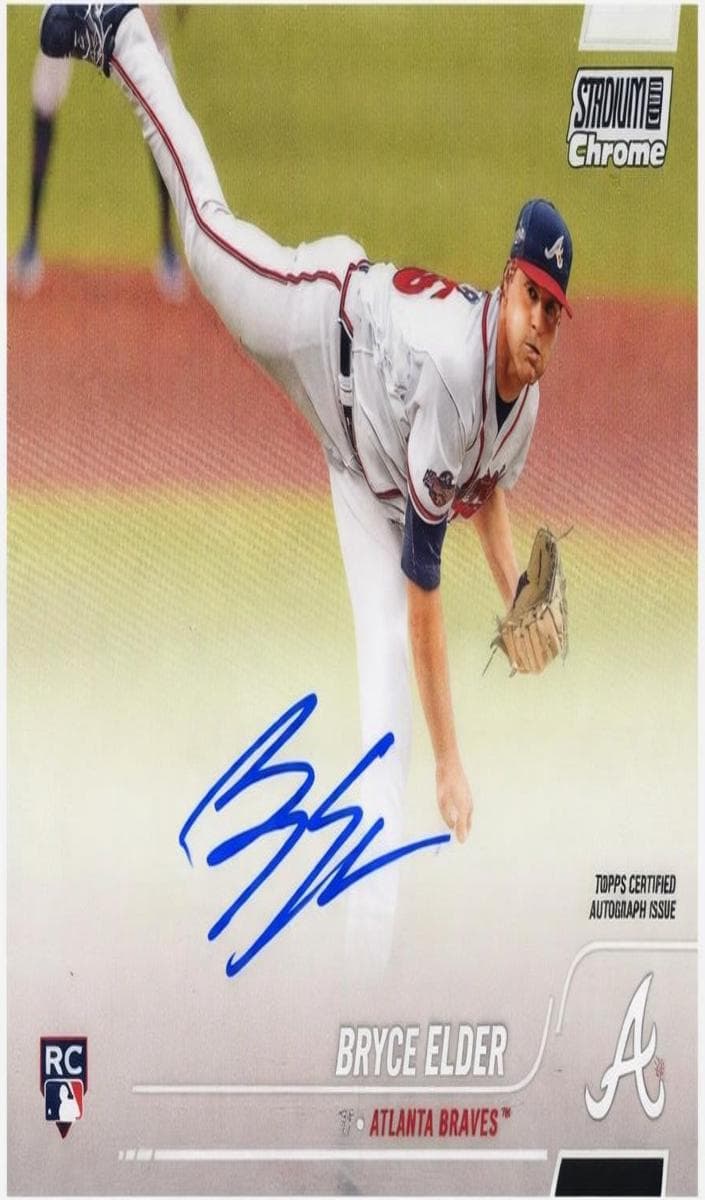 Bryce Elder 2022 unknown Stadium Club Chrome