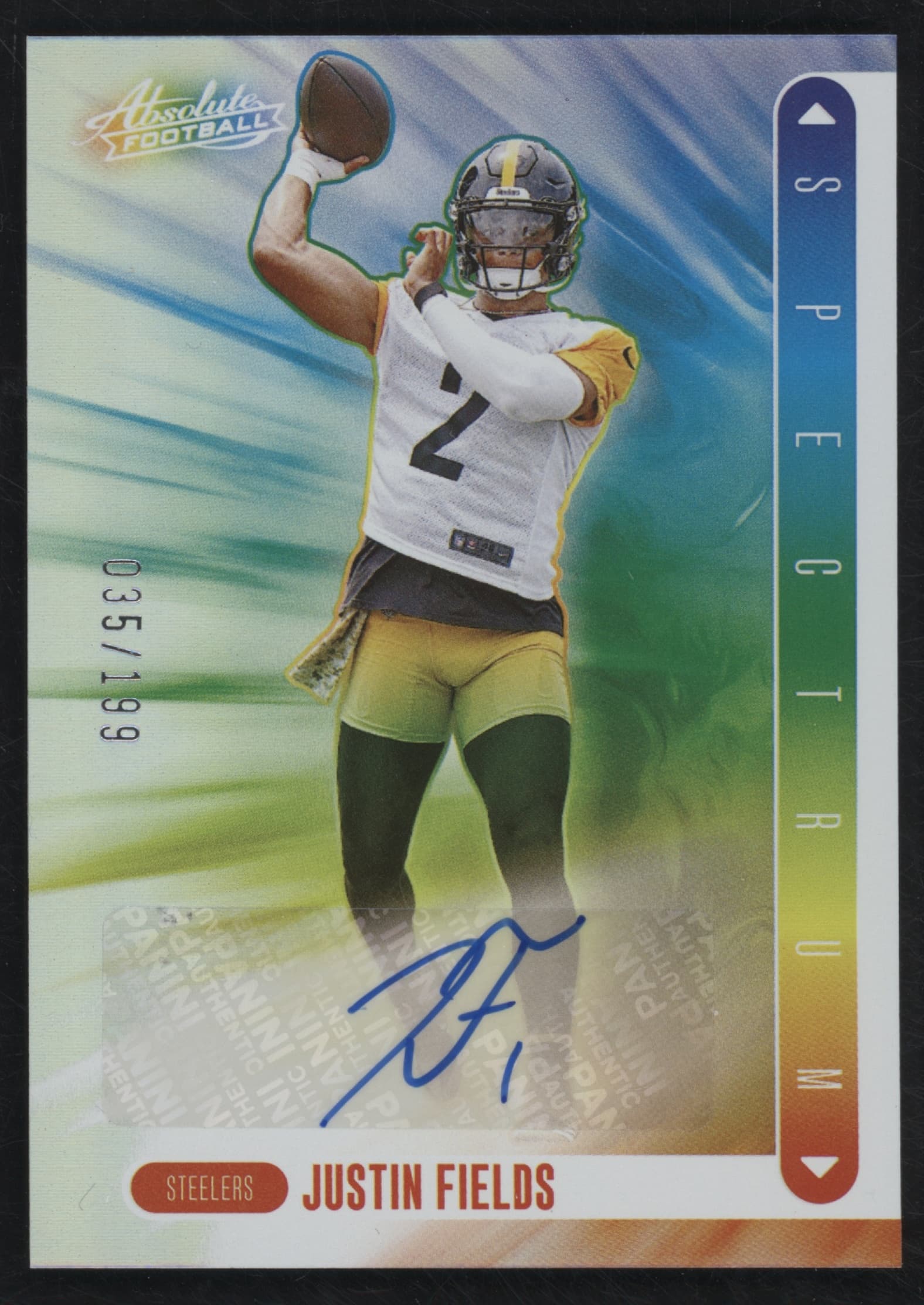 Justin Fields 2024 panini Panini Absolute