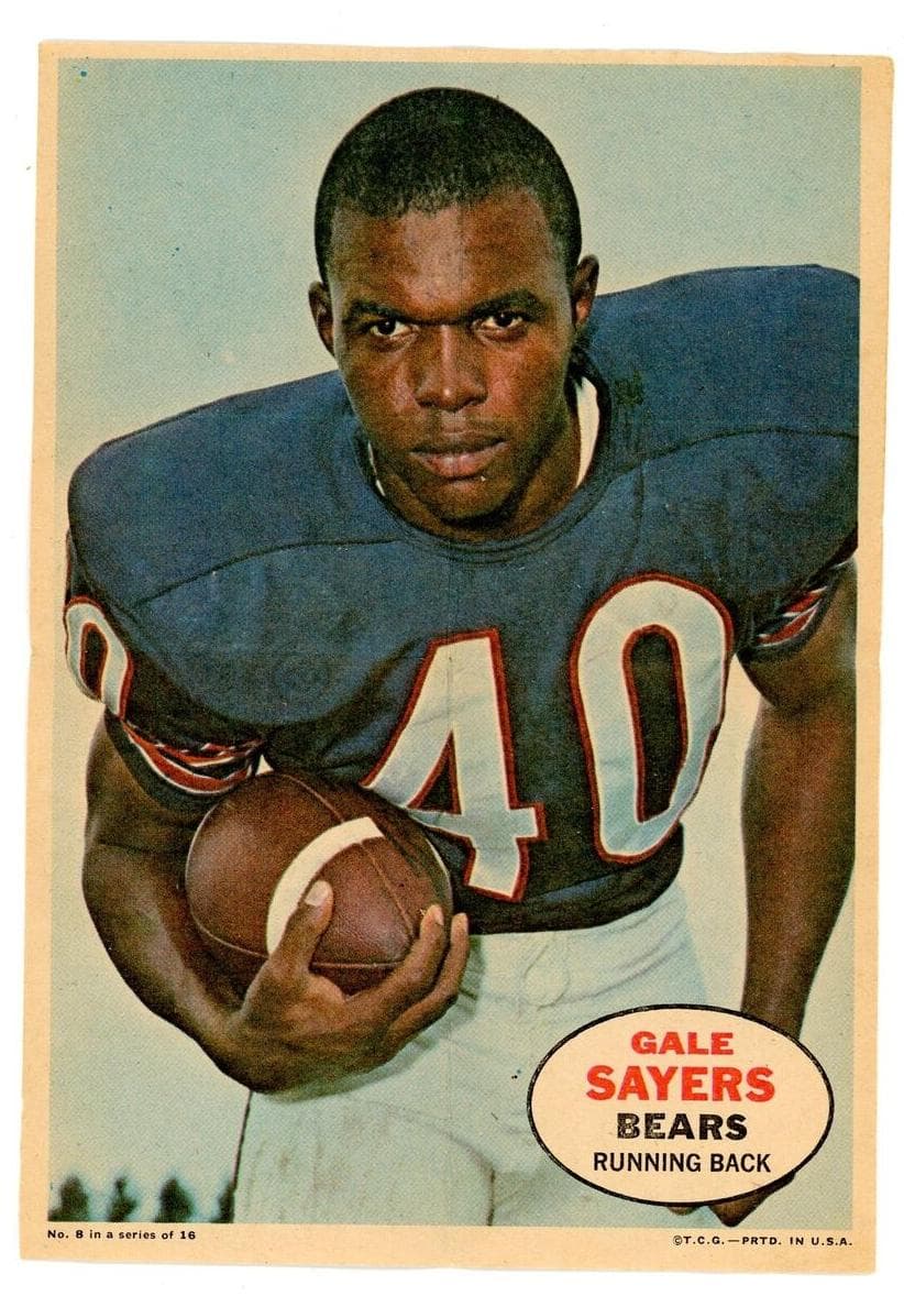 Gale Sayers 1968 topps Posters