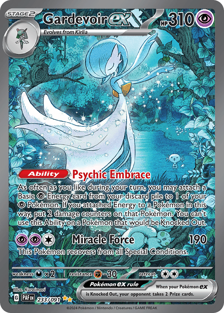 Gardevoir ex 2024 Pokemon