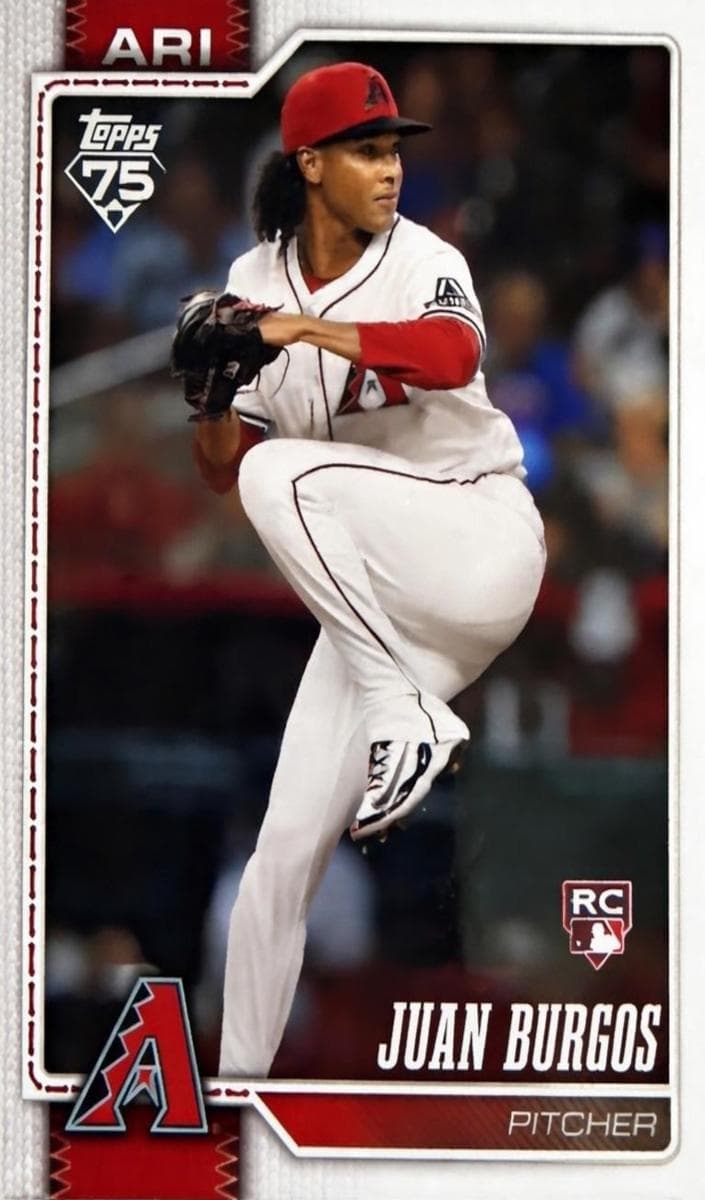 Juan Burgos 2026 topps Topps