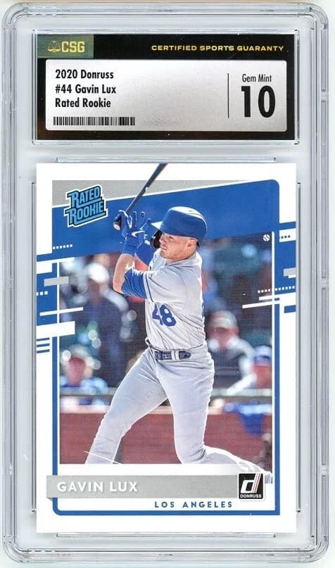 Gavin Lux 2020 panini Donruss