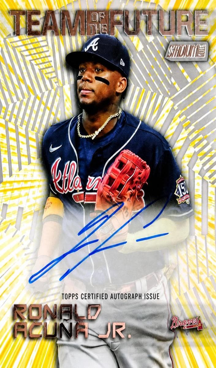 Ronald Acuña Jr. 2022 topps Stadium Club