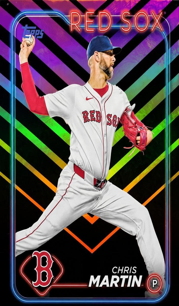 Chris Martin trading card