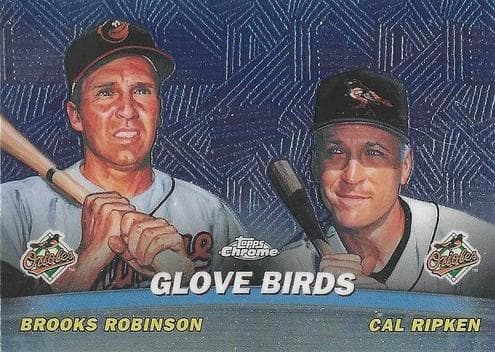 Glove Birds 2001 topps Chrome