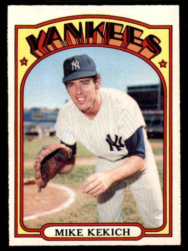 Mike Kekich 1972 topps O-Pee-Chee