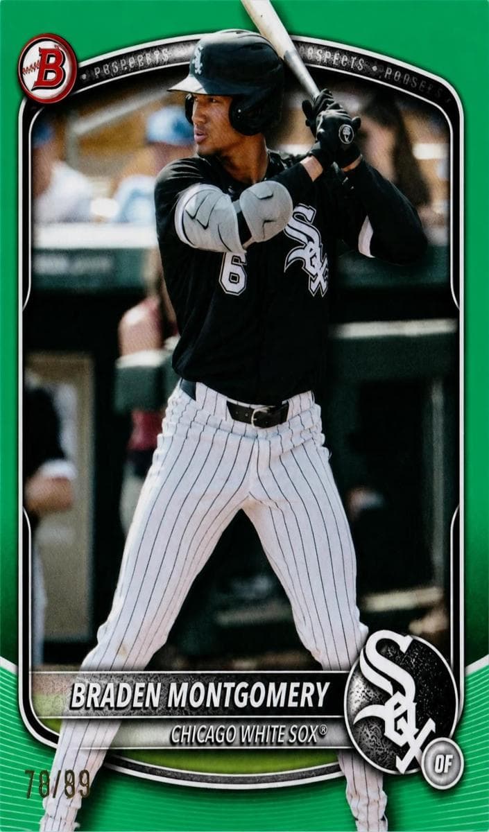Braden Montgomery 2025 bowman Bowman Draft