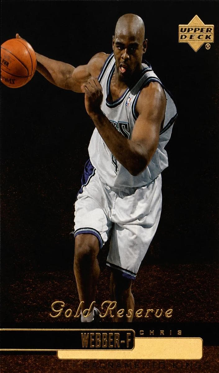 Chris Webber 1999 upper-deck Gold Reserve