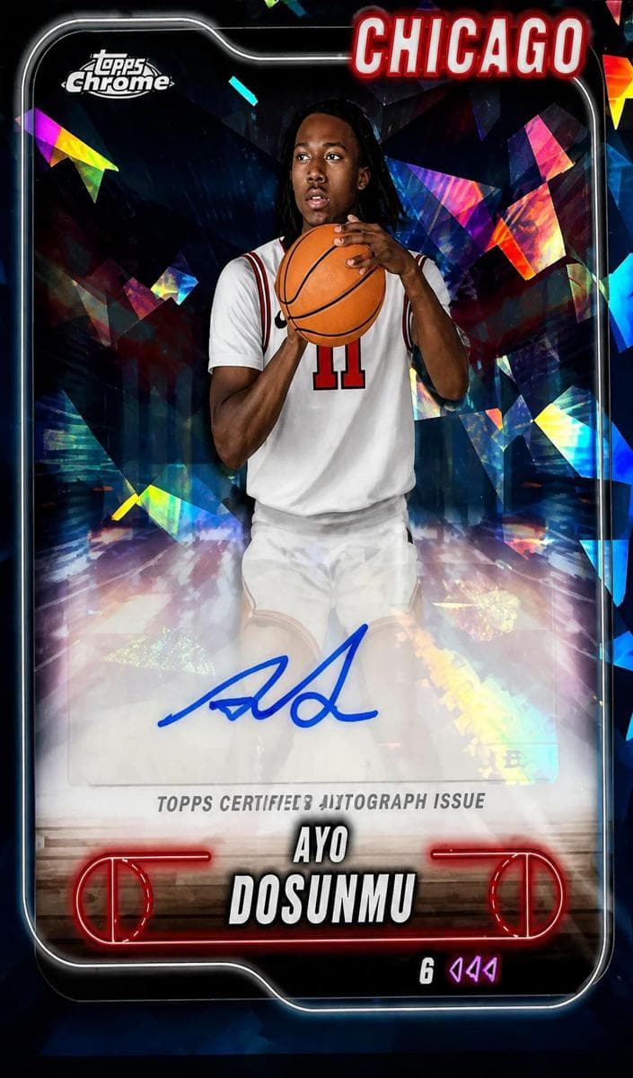 Ayo Dosunmu 2024 topps Topps Chrome