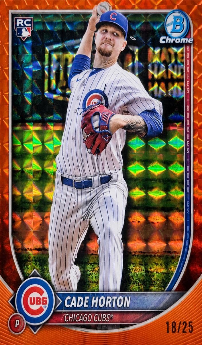 Cade Horton 2025 bowman Bowman Chrome Sapphire Edition