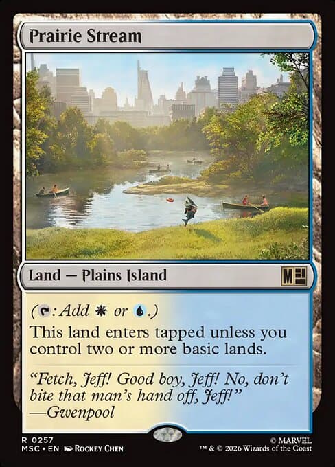 Prairie Stream 2025 Magic: The Gathering Aetherdrift Commander