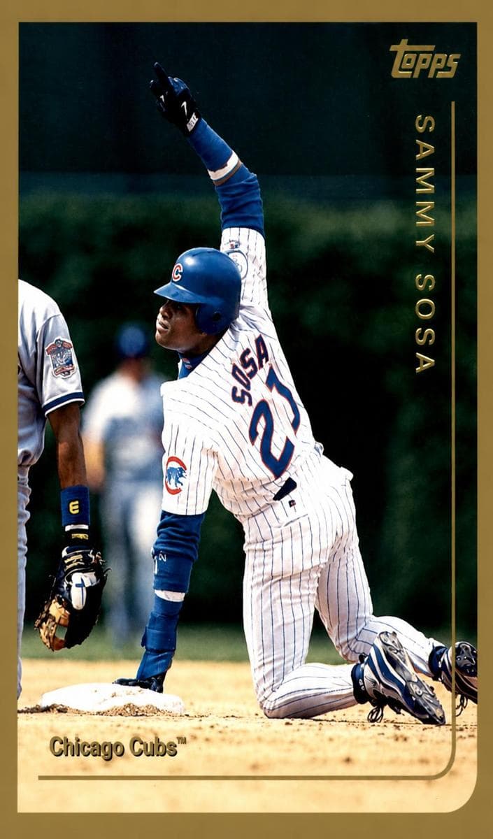 Sammy Sosa 1999 topps Topps Opening Day